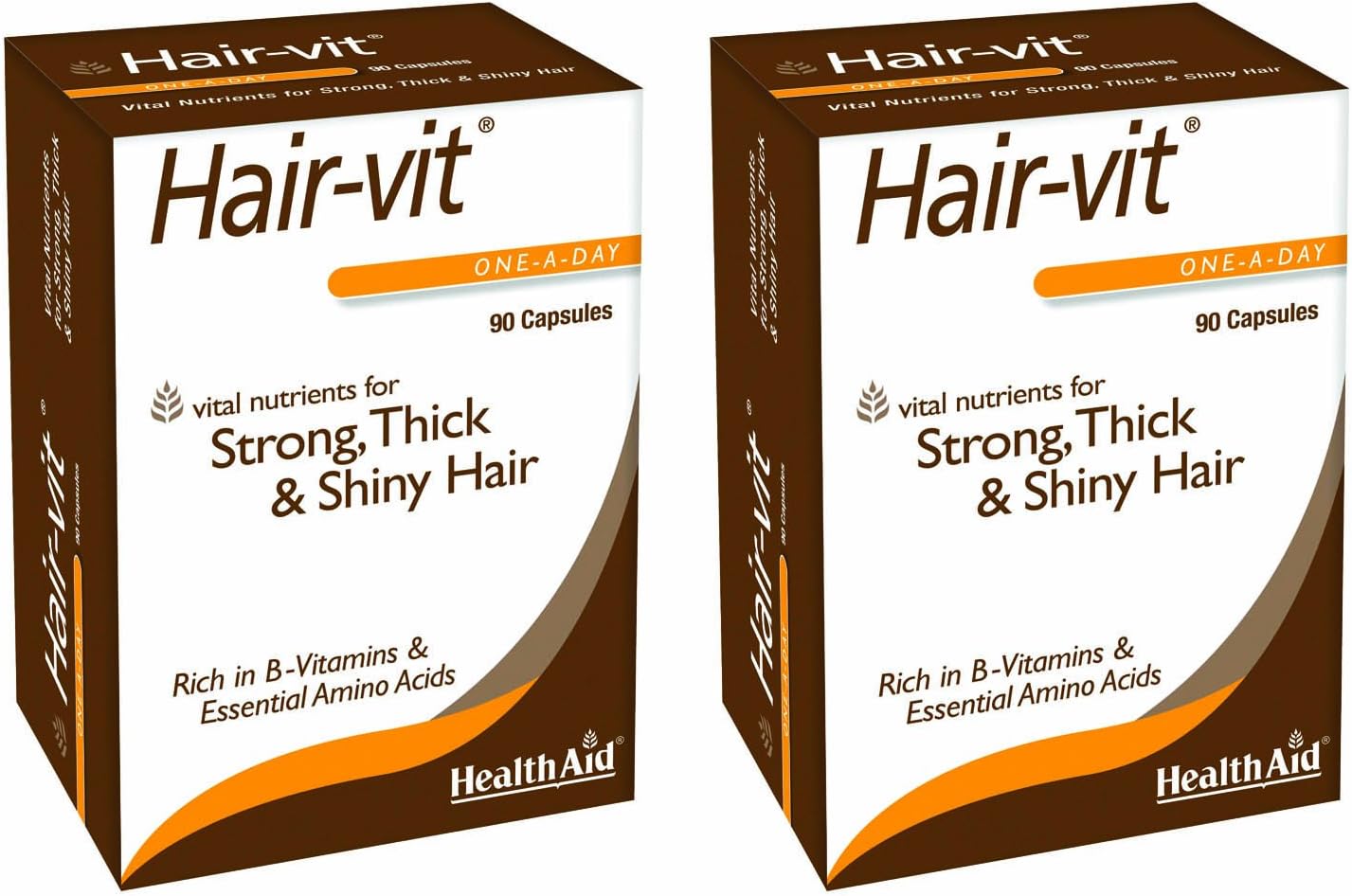 HealthAid HairVit Pack of 2 x 90 Capsules (180 Capsules) Amazon.co.uk