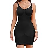 RDSIANE Body Shaper For Women Under Dress One Piece Full Slip Tummy Control Shapewear Dress With Adjustable Spaghetti Strap