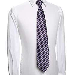 KissTies Mens 63'' Extra Long Tie Purple Lavender