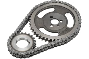 Aramox Timing Chain Kit Fit for SBC 5.7L 283 305 327 350, Timing Chain Set Side Engine 163s 73017 3023 Replacement