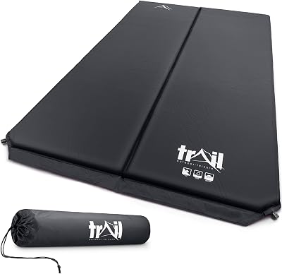 Trail Outdoor Self-Inflating Double Camping Mat 186x110x2.5cm with Bag