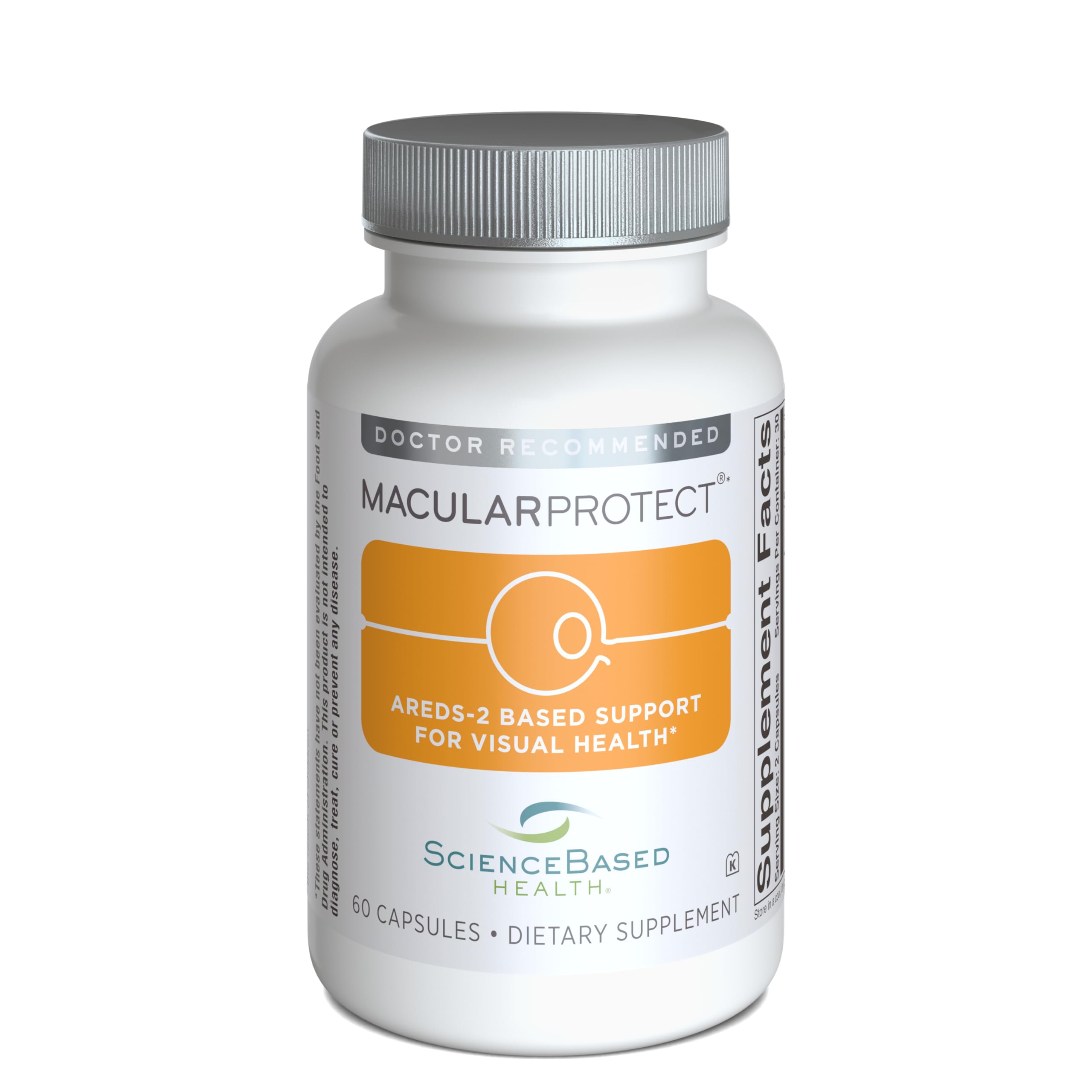 MacularProtect AREDS 2 Formula – Eye Health Vitamin and Mineral Supplement with Lutein, Zeaxanthin, and B Vitamins (B6, B12, and Folate) for Extra Macular Support – 60 Capsules