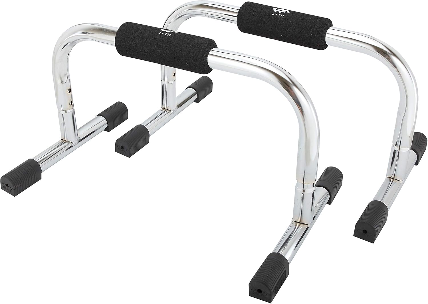 j/fit Tall 9″ Pro Push Up Bar Stand | Durable Metal Fitness Equipment and Padded Handles For Secure Grip Non Skid Feet Elevated Bar For Enhanced Push Ups, Great Range Of Motion and Protected Wrists : Push Up Stands : Sports & Outdoors