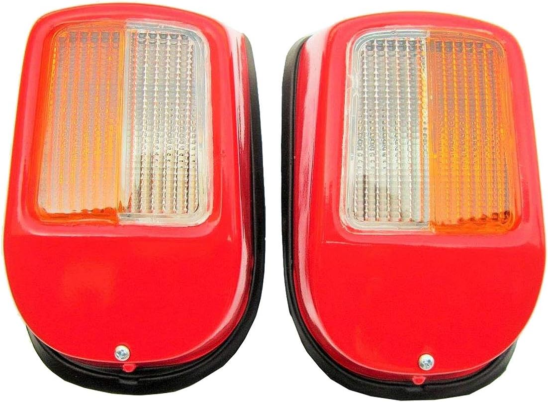 Vintage Tractor Side Indicator Light Set (LH+ RH) Turning Direction Light Set