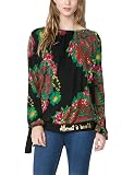 T-shirt Manches Longues Desigual TS_BEA - Imprimé Couleurs Néon, Coupe Regular - Taille 7/8
