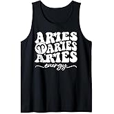 Aries Energy Horoscope Astrology Birthday Zodiac Sign Tank Top