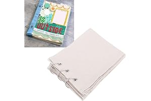 Fabater Blank Fabric Sketchbook, Portable and Foldable Blank Sketch Book, Linen Stitchbook for Drawing, Writing, Art Journali