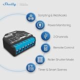 Shelly Plus 2PM 16A Two-Channel Smart Switch with Power Metering view 5