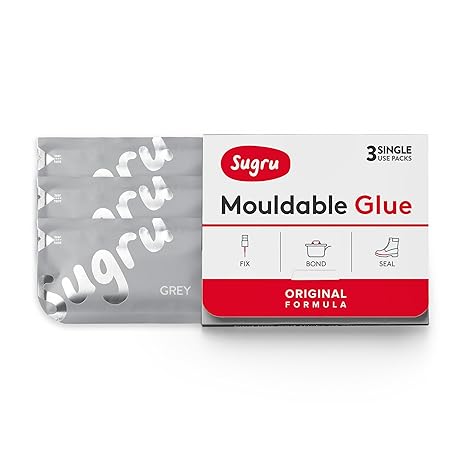 Sugru Formbarer Kleber - Original Formel - Grau (3-pack)