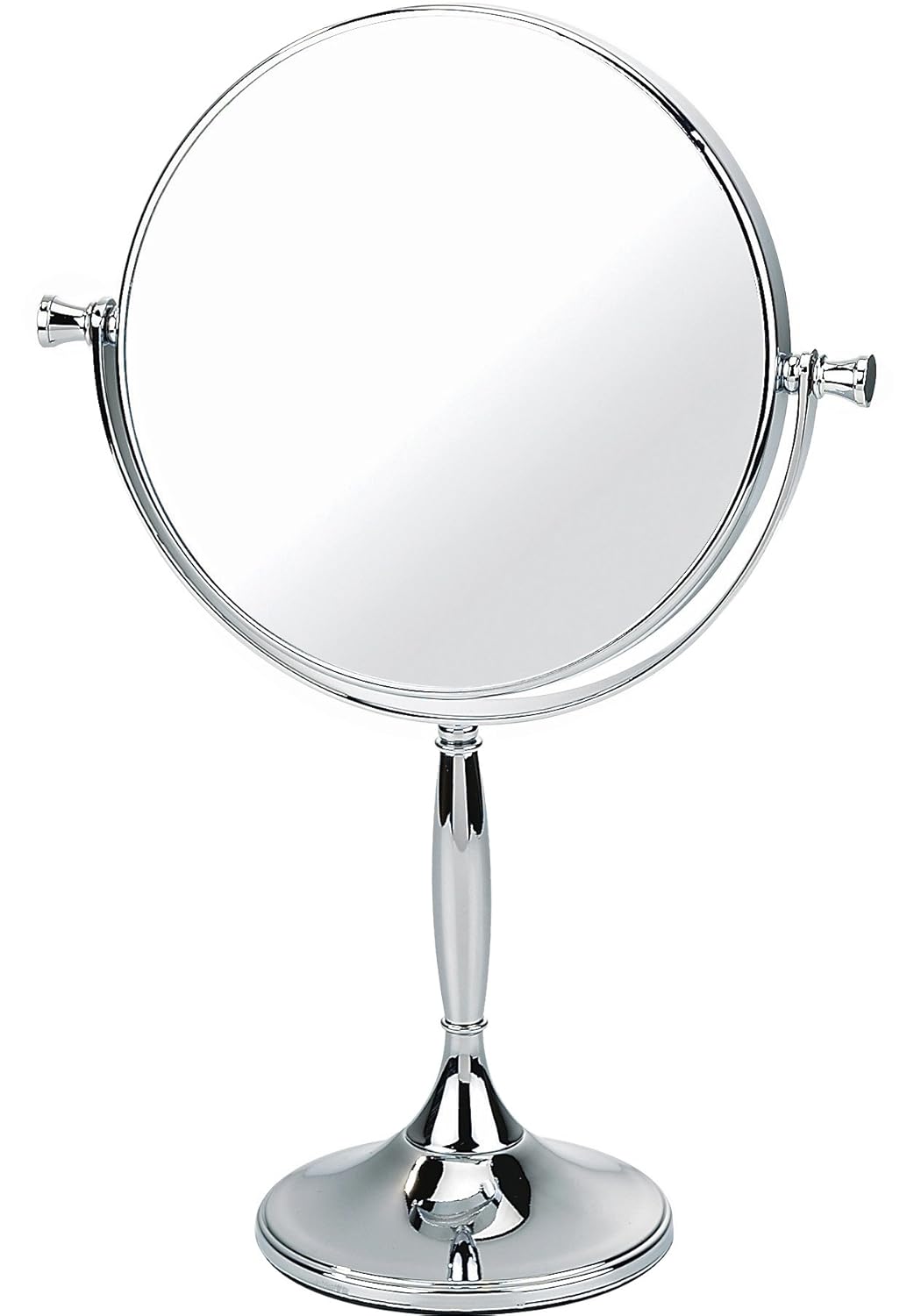 Chrome Pedestal Mirror True Image x7 Magnfied 32cmx17.5cm Amazon.co.uk