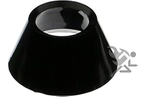 OnFireGuy 5 pcs Black Round Reversible Cone Display Stands | Decorative Golf Ball Display Holder Stand | Elegant Display Stand For Marbles | Perfect for Showcasing Golf Balls and Decorative Eggs