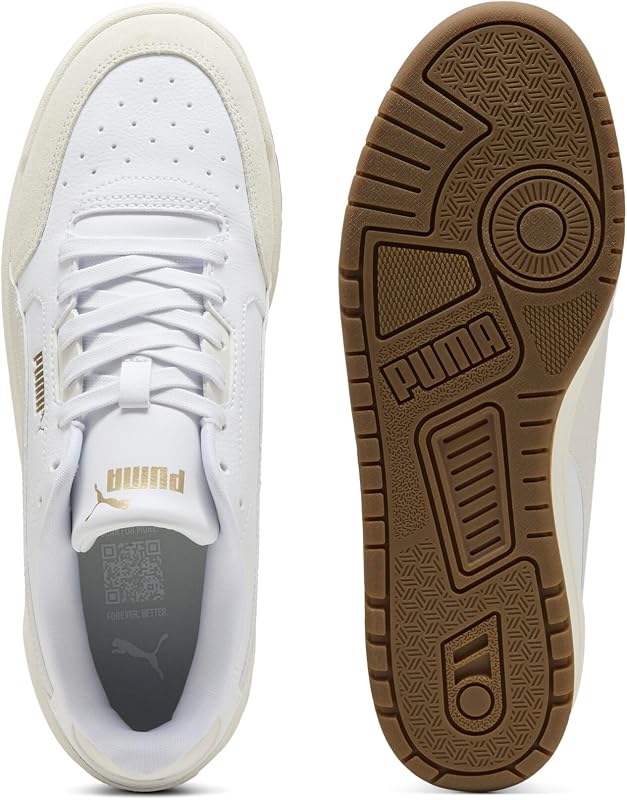 Shuffle Downtown OG Sneaker, Unisex, Weiß-Vapor, Graugold, 8 UK