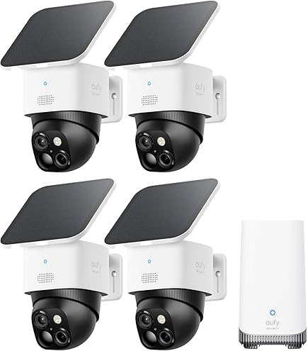 Amazon.com : eufy Security SoloCam S340 4-Cam Kit (HomeBase S380