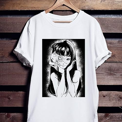 Amazon Com T Shirt Tomie Junji Ito Uzumaki Manga Anime Guro Japan Japanese Suehiro Maruo Vintage 90s Unisex Horror Anime Handmade