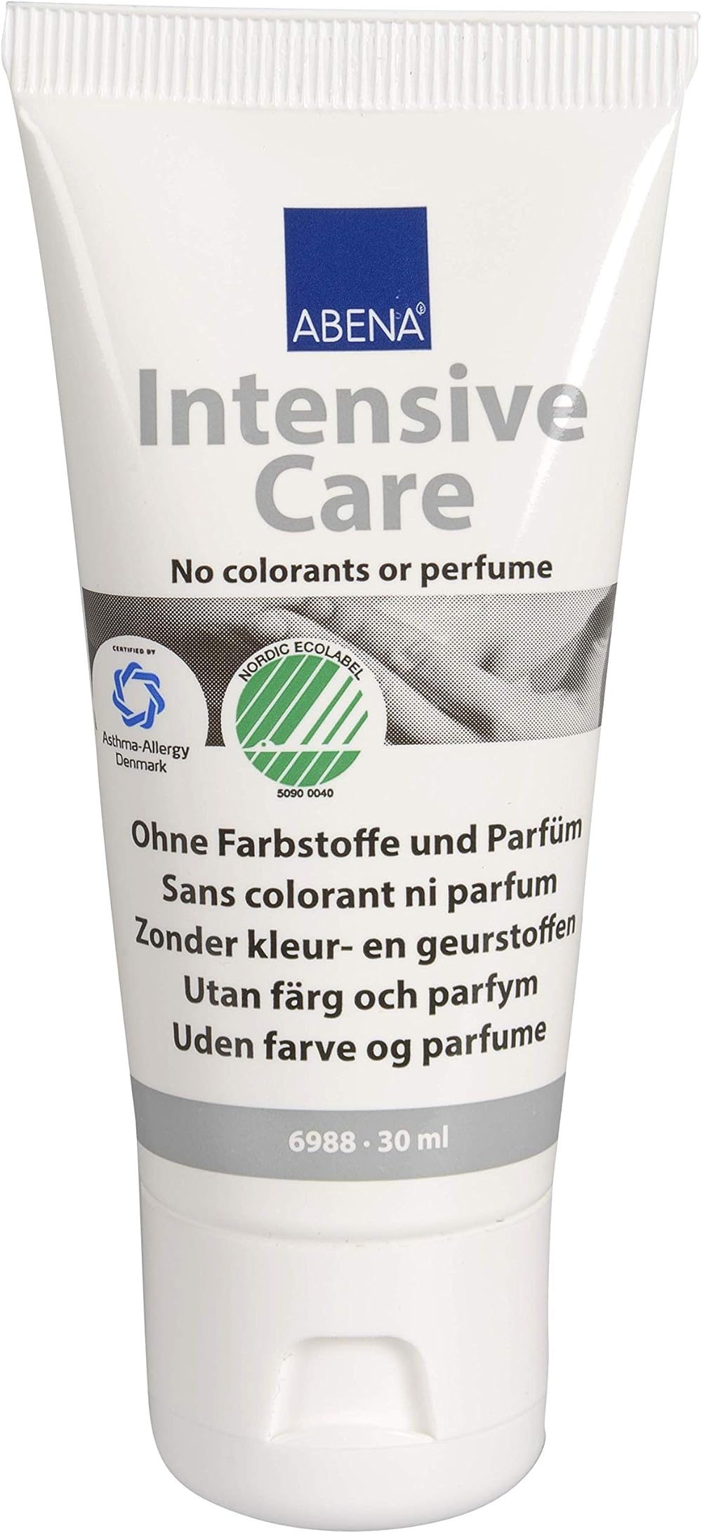 ABENA Intensive Care Cream 70% Lipids Fragrance Free Colourant Free 30ml Dry