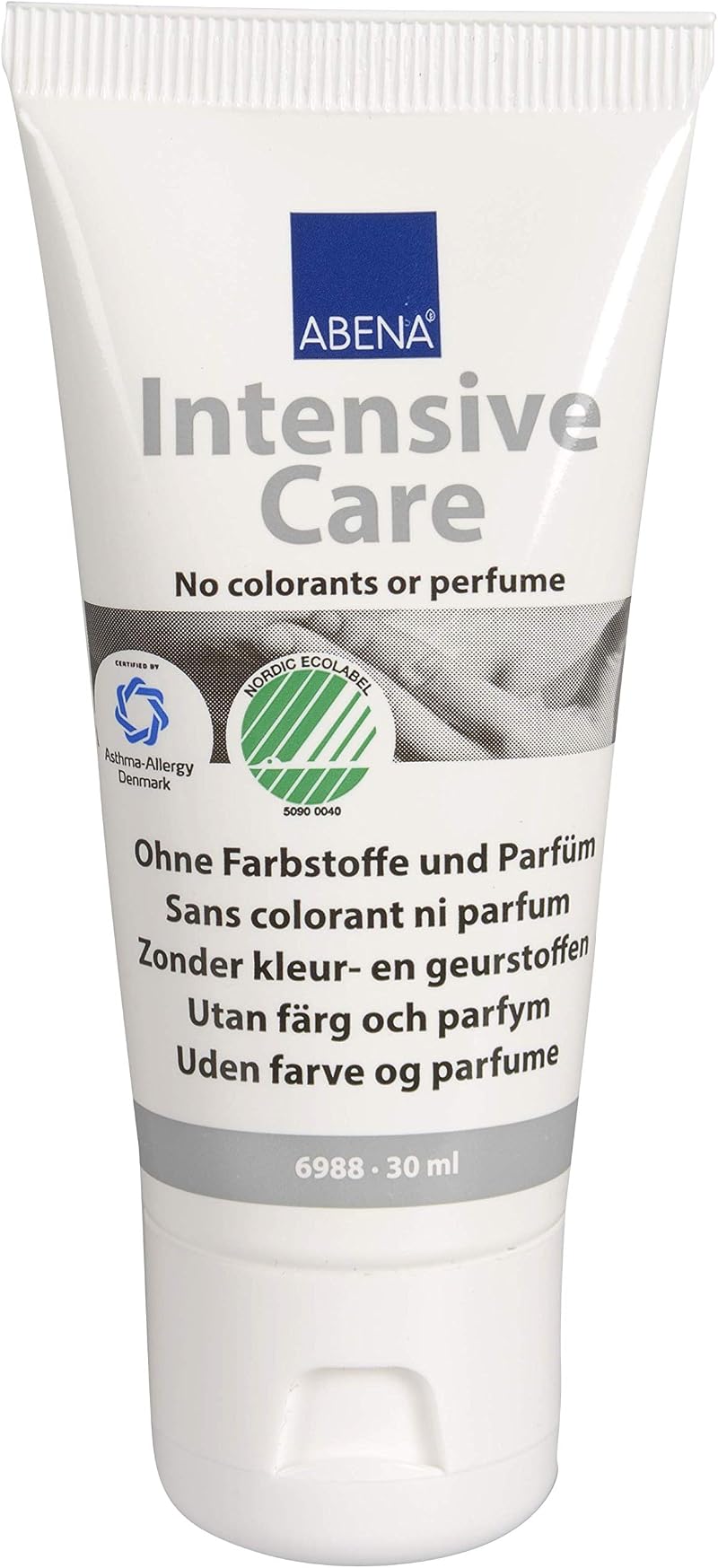 ABENA Intensive Care Cream 70% Lipids Fragrance Free Colourant Free 30ml Dry