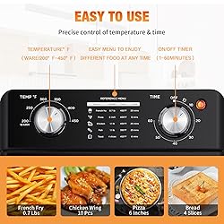 Geek Chef 10L Air Fryer Convection Oven, 4 Slice