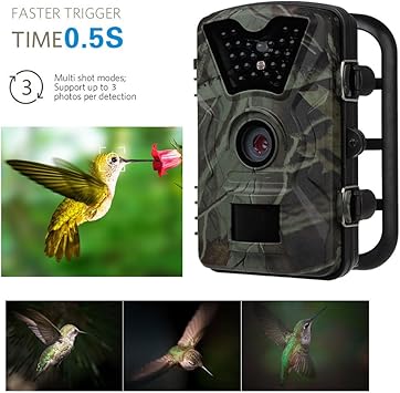 Amazon ワイルドアニマルトレイルカメラ12mp 1080p 940nmは 野生動物の写真やビデオを撮影するために使用されています2 31インチtftスクリーントラッキング監視ハンティングカメラカモフラージュ Ymxljj スポーツ アウトドア
