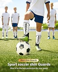 Upgraded Soccer Shin Guards for Kids Youth