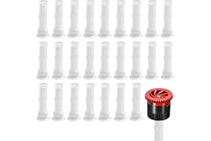 HolyMaji 25 Pcs Variable Arc Nozzle Replacement Pop-up Sprinkler Heads Spray Head Generic Fine Mesh Screen Filter