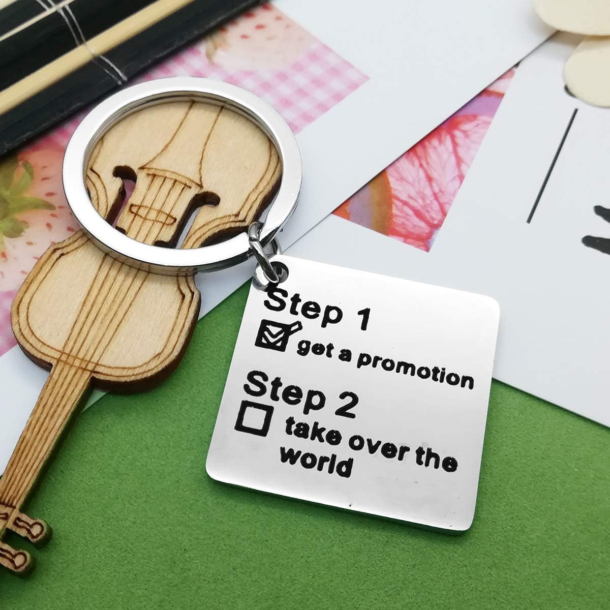 Funny New Job Gift Coworker Leaving Gift Job Promotion Gift Keyring Going Away Gifts Inspirational Gift Keyring for Colleague Boss Goodbye Friendship Keepsake Christmas Birthday Gift Office Gift - Image 4