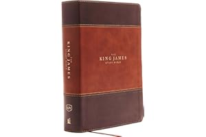 KJV, The King James Study Bible, Leathersoft, Brown, Red Letter, Full-Color Edition: Holy Bible, King James Version