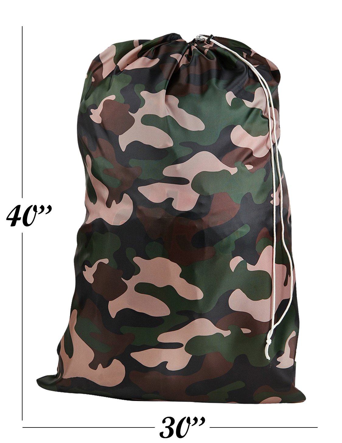 Heavy Duty Extra Large Nylon Laundry Bag Locking Drawstring Closure