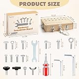 Vanplay Montessori Screwdriver Board Set with Lock and Key for Kids 3 4 5 view 6