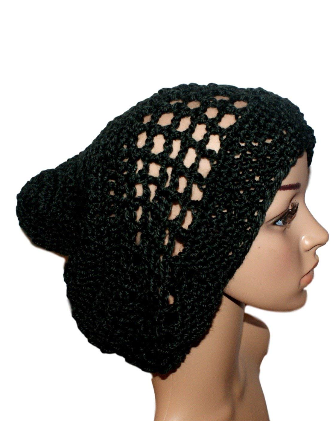 crochet mesh hat pattern