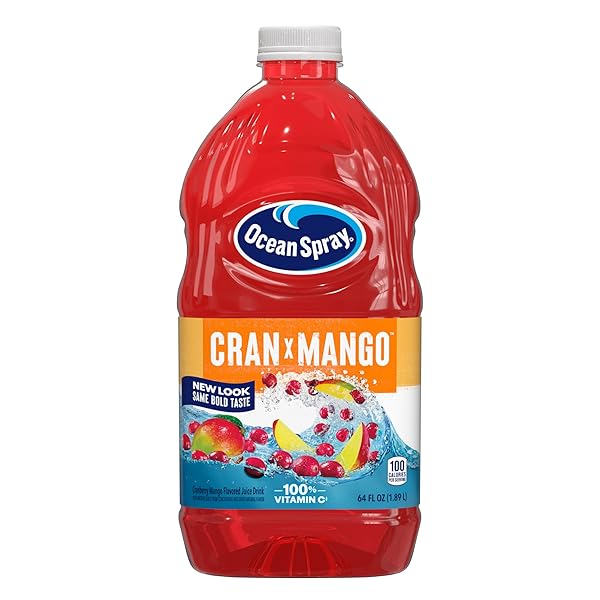OCEAN SPRAY CRAN-MANGO JUICE DRINK, 64 OUNCE BOTTLE