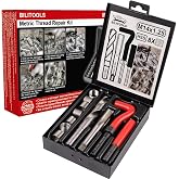 BILITOOLS M14x1.25 Thread Repair Kit, HSS Drill Helicoil Repair Kit Metric