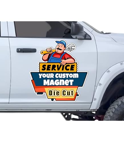 Shop For Die-Cut Magnetic Signs In Custom Designs | UK - Foto 2