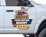 Die Cut Custom Car Magnet Sign | Personalized Logo