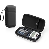 SQERO Hard Case for Texas Instruments TI-84 Plus CE Graphing Calculator | Fits TI-30XIIS TI-34 MultiView, fx-115ES 300ES 991ES Plus/CATIGA/IPEROT Scientific Calculators, for School Exam Travel Use