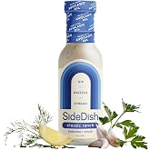SideDish Classic Ranch Dressing - Seed Oil Free, Dairy Free &amp; Gluten Free Salad Dressing w/Avocado Oil - Sugar Free, Low Sodium Healthy Ranch Dressing - Paleo Dressing for Sauces &amp; More - 8 fl oz