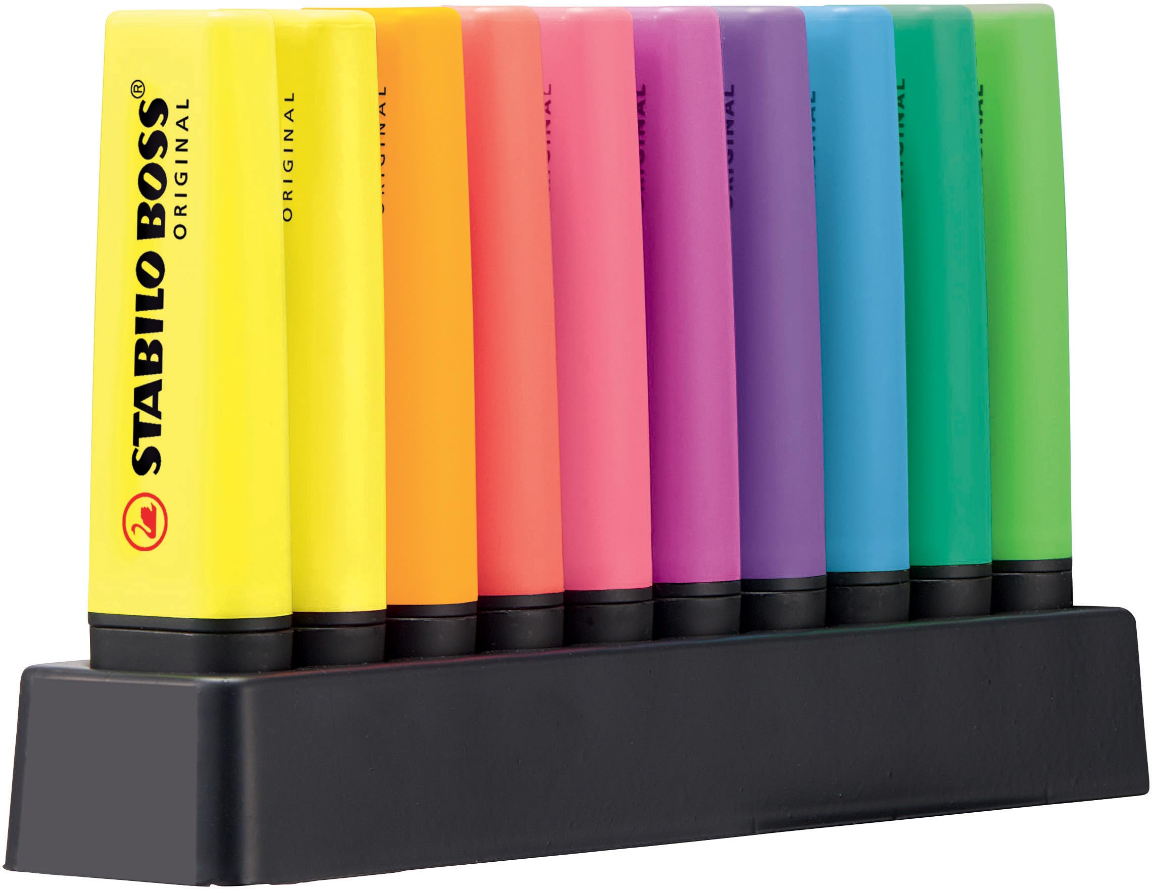 STABILO Highlighter BOSS ORIGINAL - Deskset of 10 - Assorted Colours