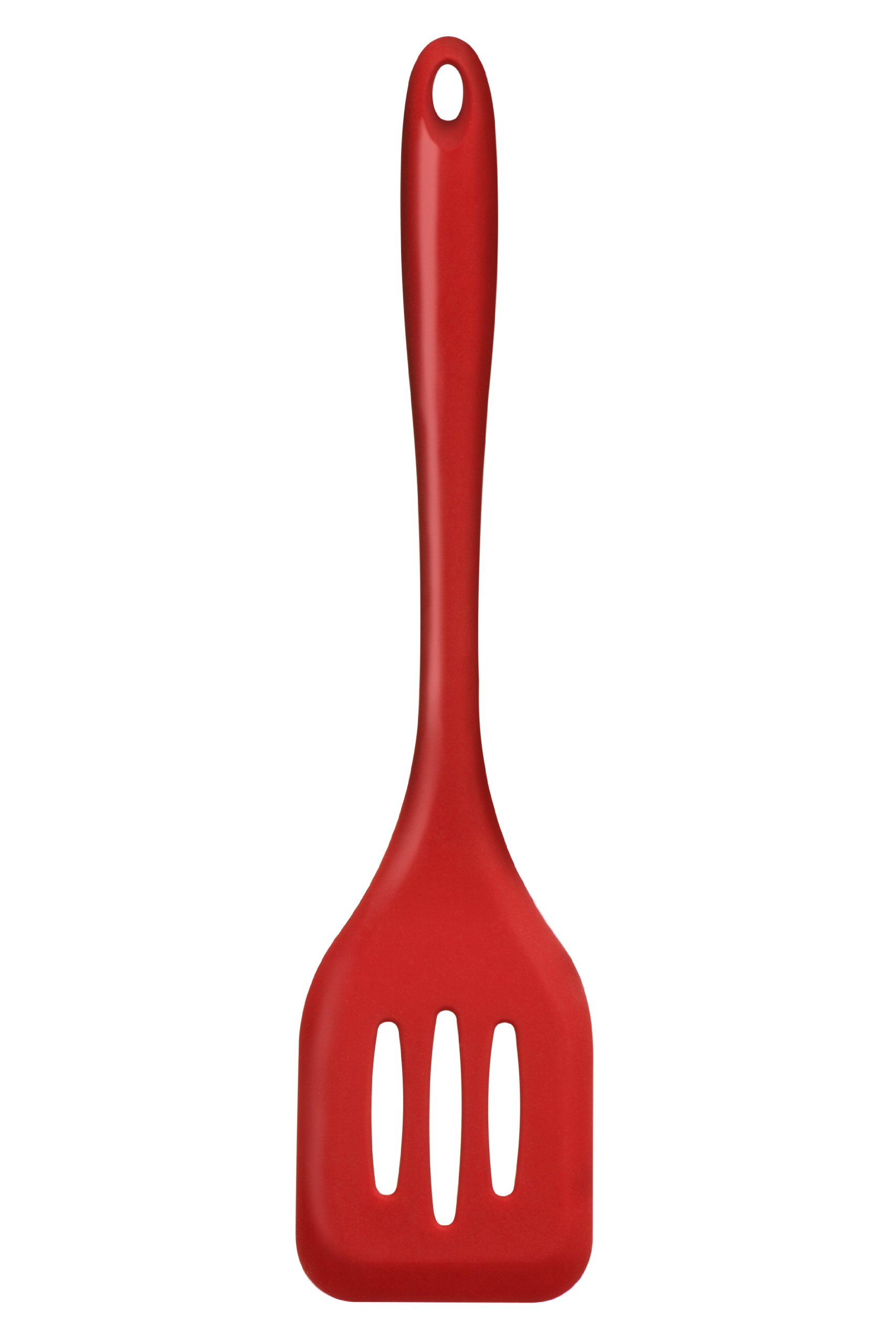 ZING! Silicone Slotted Turner, Red