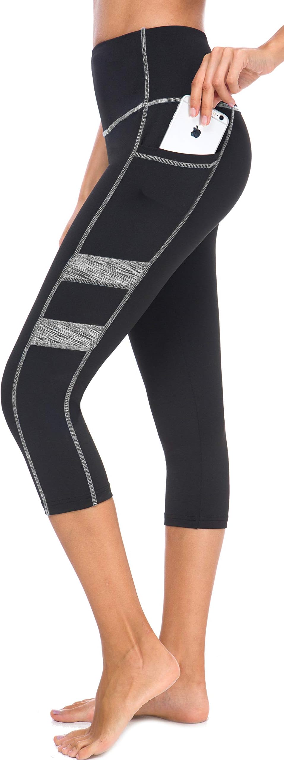 NeonysweetsWomen's Workout Leggings Phone Pocket Running Yoga Pants