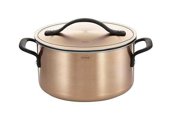 Rösle Kochtopf Chalet 16 cm mit Deckel Kupfer Topf