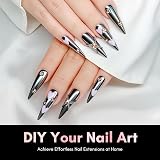 Makartt Long Almond Nail Tips 500Pcs 10 Sizes Clear Full Cover Nails view 7