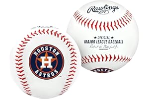 JARDEN SPORTS LICENSING Rawlings | MLB Team Logo Baseball | Houston Astros | Official | White