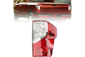 Right Tail Light Assembly with Bulbs Compatible with 2016-2023 Nissan Titan/Titan XD, Rear Brake Lamps Taillights Passensger 
