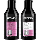 Redken Acidic Color Gloss Sulfate-Free Shampoo & Conditioner Set For Color-Treated Hair - Protects Vibrancy and Extends Shine