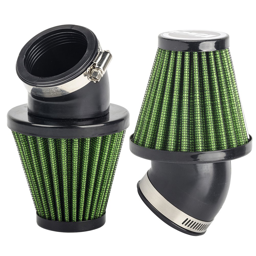OxoxO (Pack of 2 Universal Racing Air Filter 48mm Intake Compatible with GY6 125 150CC ATV Go Kart Scooters Moped Green