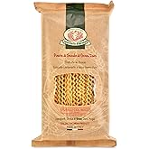 Rustichella d'Abruzzo Fusilli col Buco Pasta, 17.6 oz (Pack of 1) | Classic Authentic Italian Long Curly Pasta - Perfect for Tomato or Olive Oil Sauces