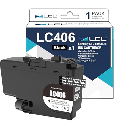 LC406 Ink Cartridges For Brother Printer MFC-J4535DW MFC