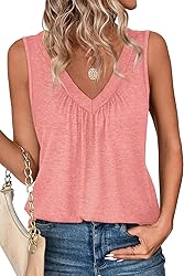 OFEEFAN Tank Top for Women Loose Fit Summer Clothes