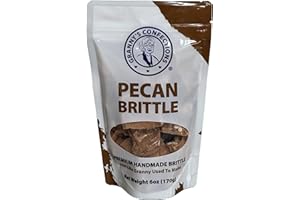 GRANNY'S CONFECTIONS LLC Granny’s Confections Handmade Premium Pecan Brittle. Southern Pecan Brittle - Made in USA. Old-Fashioned Brittles Candies. Gourmet Flavorful Bites, Crunch. Gift For Mother's Day, Father's Day, Christmas, Birthday. Anniversary, Corporate Gifts. 6 oz (170g) Bag