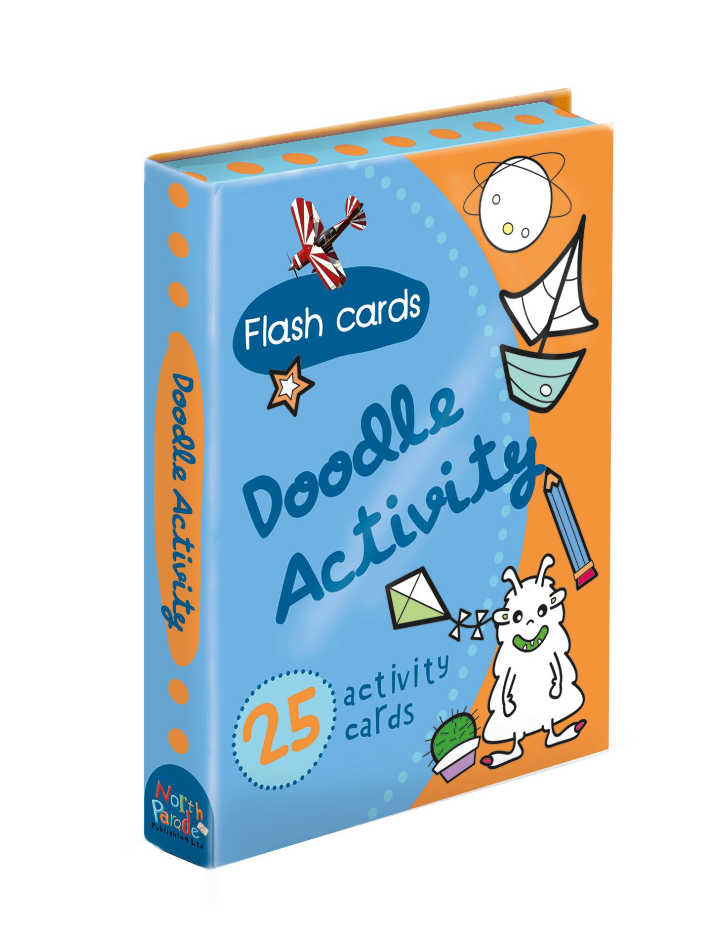 Children’s Doodle Activity Flash Cards - Wipe Clean and Play Again