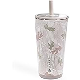 HydroJug Everyday Tumbler 20 oz – Ceramic-Lined Insulated Tumbler with Straw and Soft-Touch Lid, Cup Holder Friendly, Double-Wall Vacuum Insulation, Reusable Travel Cup – Camo